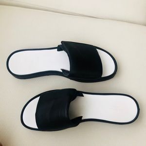 Rag and Bone Leather Steffi Slides